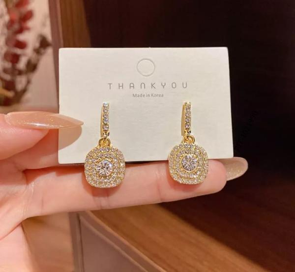 Sparkling Dangle Earrings